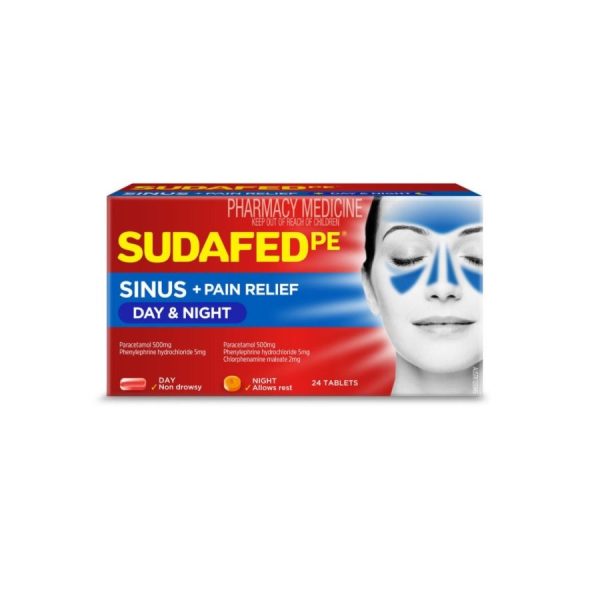 Sudafed PE Sinus Day + Night Relief Online Sale