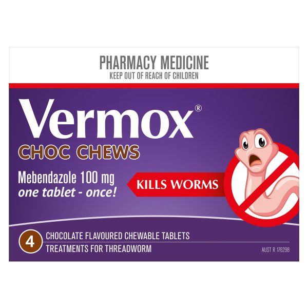 Vermox Worming Treatment Choc Chews Online