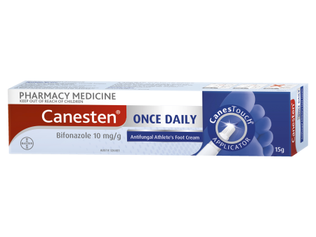 Canesten Once Daily Antifungal Athlete s Foot Cream with CanesTouch Applicator Supply