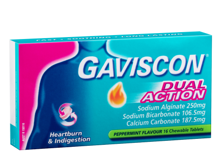 Gaviscon Dual Action Chewable Tablets - Peppermint Fashion