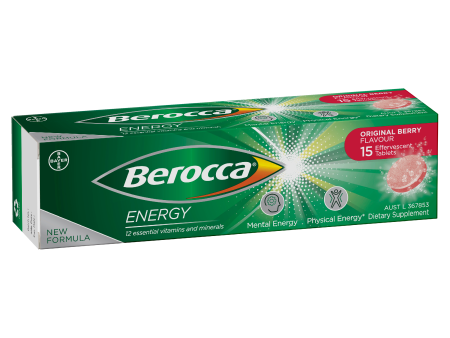 Berocca Energy Original Berry Flavour Effervescent Tablets Online